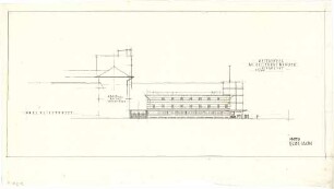 Gsaenger, Gustav; München; Hallenbad - Ostseite (Ansicht)