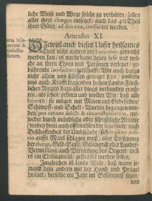 Articulus XI.