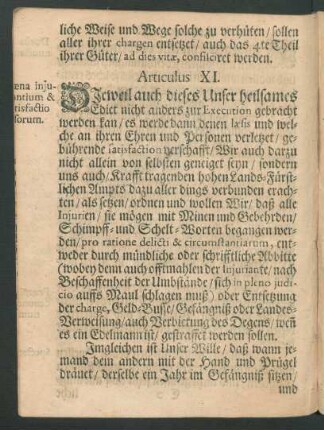 Articulus XI.