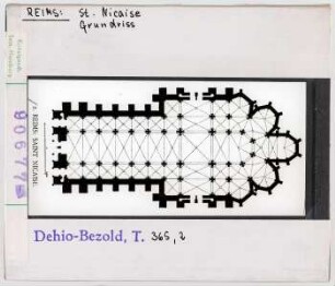 Reims: St. Nicaise, Grundriss