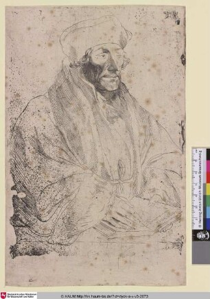 [Porträt des Erasmus von Rotterdam; Desiderius Erasmus; Portret van Erasmus van Rotterdam]
