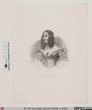 Bildnis Sophie Anne Thillon, geb. Hunt