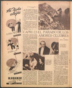 Capri es el paraíso de los amores celebres