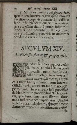 Seculum XIV.
