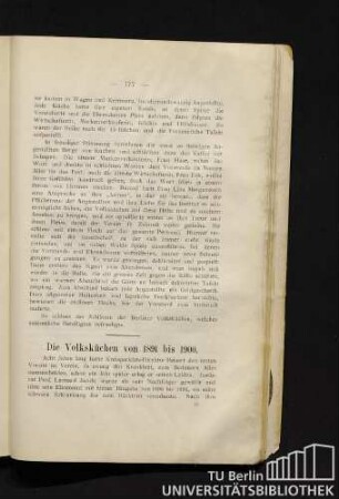 Die Volksküchen von 1891 bis 1900.