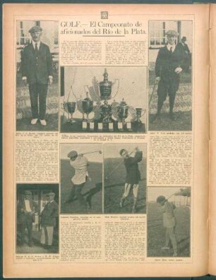 Golf.- El campeonato de aficionados del Río de la Plata