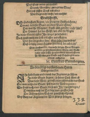 Grabschrifft.