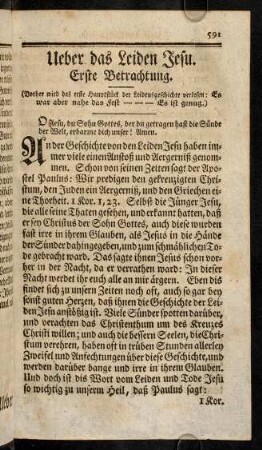 591-607, Erste Betrachtung.