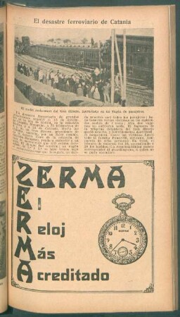 El desastre ferroviario de Catania