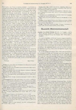 698-699 [Rezension] Jaeschke, Ernst, Bruno Gutmann