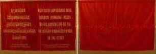 Freundschaftsbanner der Volksrepublik Kampuchea (Kambodscha)