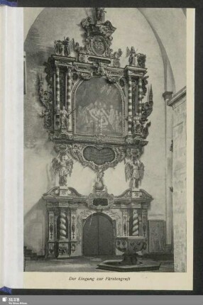 Der Eingang zur Fürstengruft