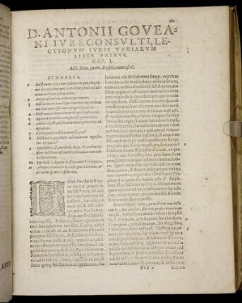 D. Antonii Goveani Iure Consulti, Lectionum Iuris Variarum.