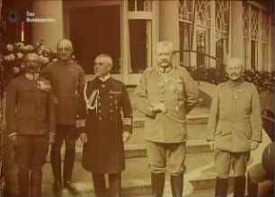 Hindenburgs 70. Geburtstag im Großen Hauptquartier (1917)