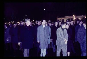 Trauer um Kennedy/ Fackelzug