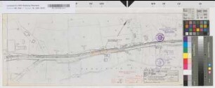 Aufhebung des Bahnüberganges in km 27,346 der eingleisigen Nebenbahnstrecke Kreuztal-Wallau in der Gemarkung Erndtebrück: Lageplan, M. 1:1.000 Stnr.: 94, Iwü, Bunr.: 6, Blnr.: 1
