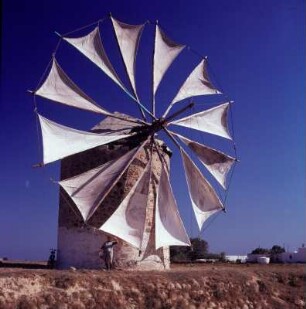 Kos. Windmühle vor Andimachia