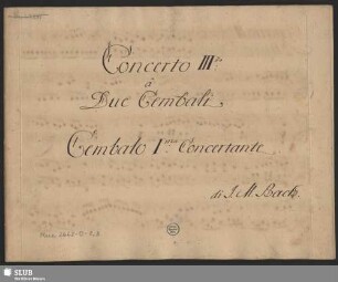 Cembalo I. concertante