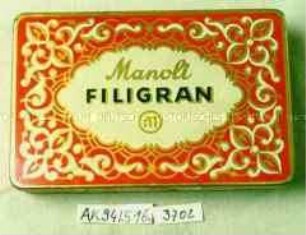 Blechdose für 25 Stück "Manoli FILIGRAN M"