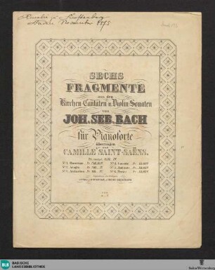 6: Gavotte aus der 2ten Violin-Sonate
