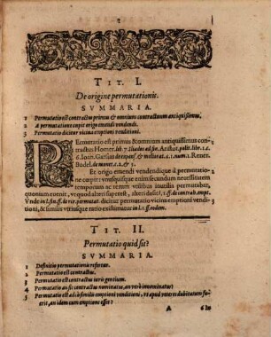 Tractatus de permutatione : in quo origo permutationis, eiusque definitio et requisita ... docetur