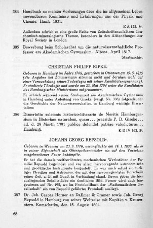 Johann Georg Repsold.