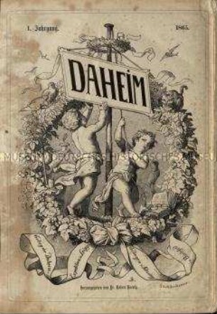 Familienzeitschrift. 1. Jahrgang 1864/65
