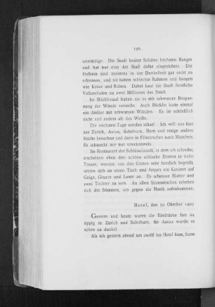 Basel, den 30. Oktober 1905