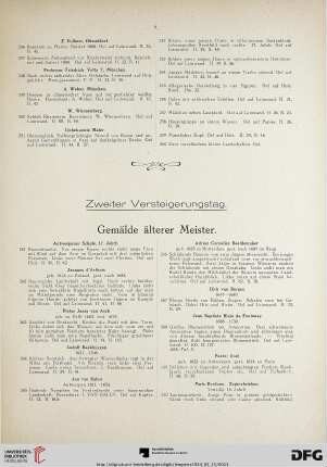 Gemälde älterer Meister (Nr. 261-494)