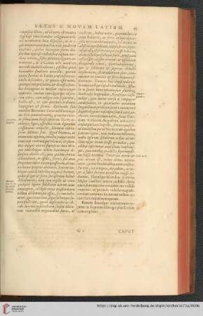 Caput VIII: De Lanuvio, vulgò Cività de la vigna