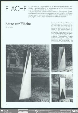 Sätze zur Fläche : Fläche