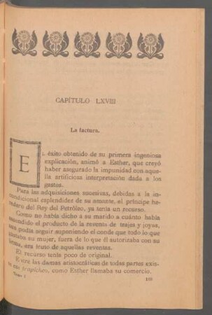 Capítulo LXVIII - La factura.