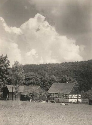 Holzhau : Bauernhof an der Straße zum Oberdorf