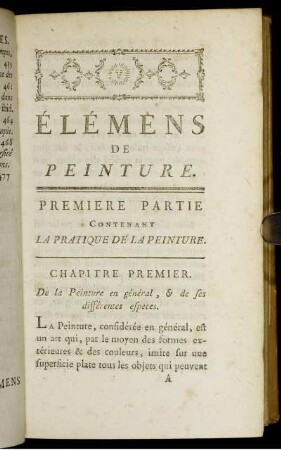 Chapitre Premier. - Chapitre III.