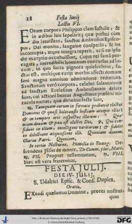 Festa Julii.