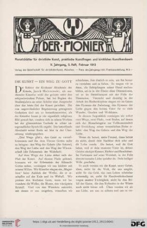 5. Heft, Februar 1913