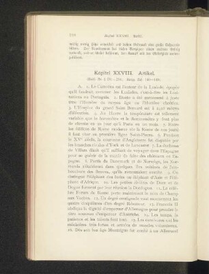 Kapitel XXVIII. Artikel.