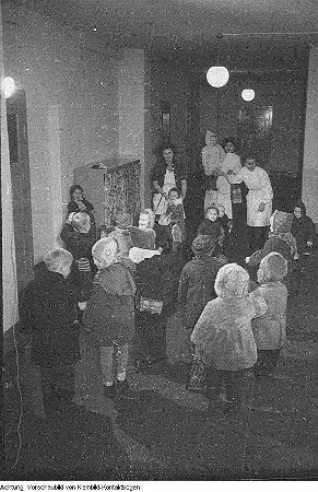 Radeberg. Betriebskindergarten, Dezember 1950