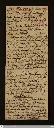 Disposition der Predigt von August Hermann Francke über Lk. 8 am 13.02.1724.