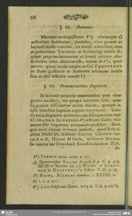 §. 67. Pronunciationis singularia