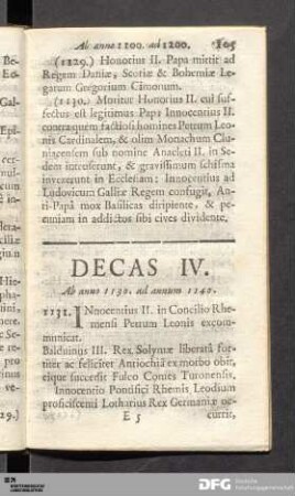 Decas IV.