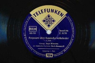 Potpourri über russische Volkslieder : 2. Teil