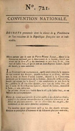 Collection générale des décrets rendus par la Convention Nationale. 46. 1794