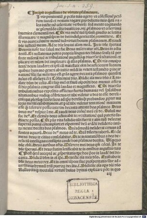 De virtute psalmorum