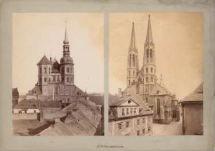 St. Peter vor und nach der Wiederherstellung, Görlitz: Ansicht