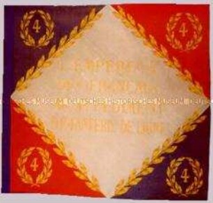 Fahne vom 4. Linien-Infanterie-Regiment
