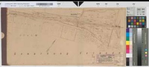Zeitweises Geschlossenhalten der Schranken (Anrufschranken) am Bahnübergang in km 226,950 der Bundesbahnstrecke Schwerte-Kassel: Lageplan, M. 1:1.000 Stnr.: 54, Iwü, Bunr.: 79, Blnr.: 1
