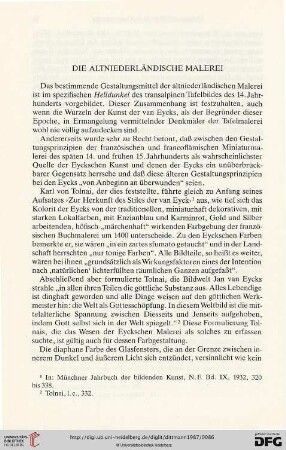 Die altniederländische Malerei