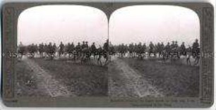 Kavallerie auf dem Weg von Swakopmund zur Front