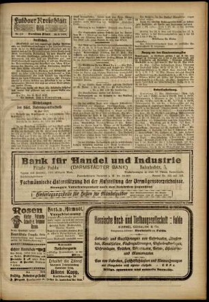 Zweite Ausgabe vom Samstag, den 24. Mai 1919.